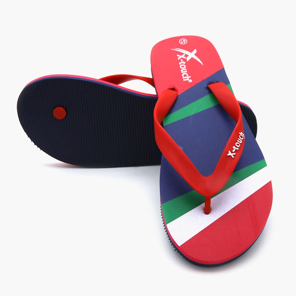 Men's Flip Flop Slipper - Navy Blue, Men's Slippers, Chase Value, Chase Value