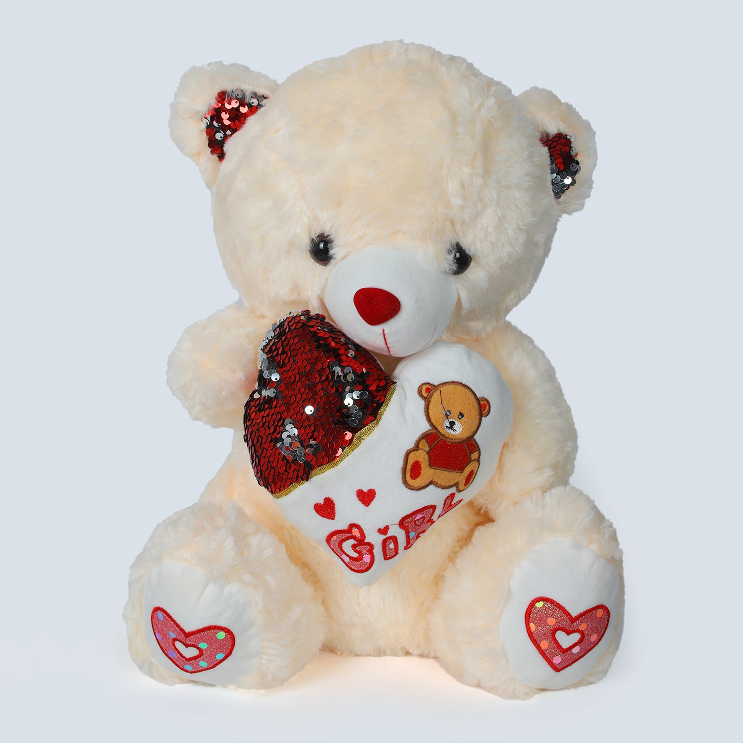 Love Bear Mix - 40Cm - Cream, Stuffed Toys, Chase Value, Chase Value