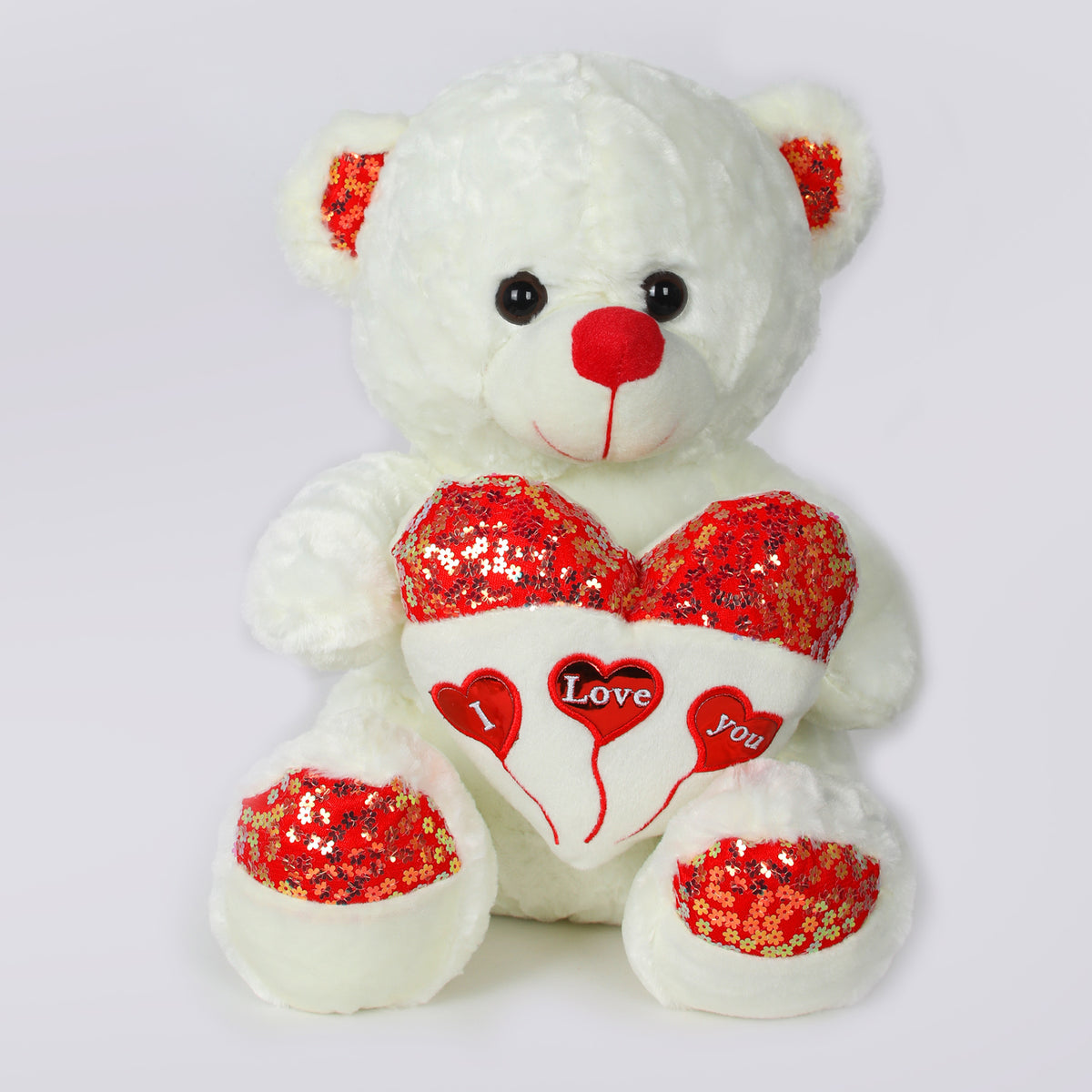 Love Bear Mix - 40Cm - White, Stuffed Toys, Chase Value, Chase Value