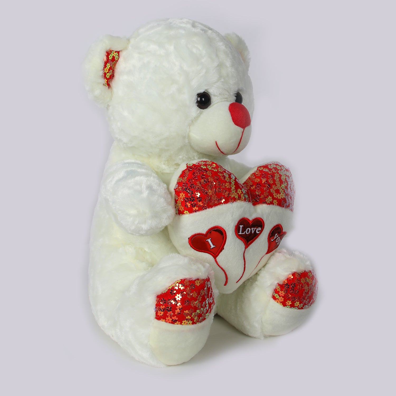 Love Bear Mix - 40Cm - White, Stuffed Toys, Chase Value, Chase Value