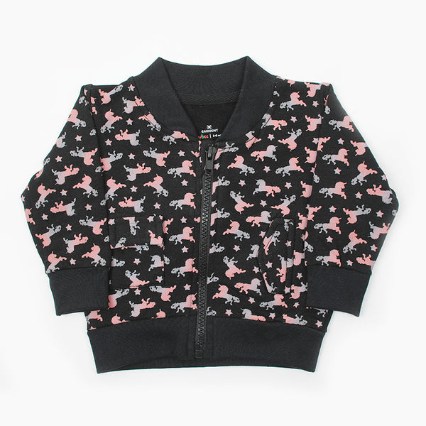 Eminent Newborn Girls Jacket - Black