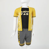 Boys Half Sleeves 3Pcs Suit - Yellow, Boys Sets & Suits, Chase Value, Chase Value
