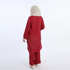 Valuable Women's 02 Pcs Suit - Red