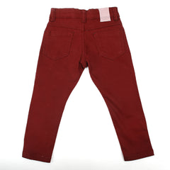 Eminent Girls Cotton Pant - Red