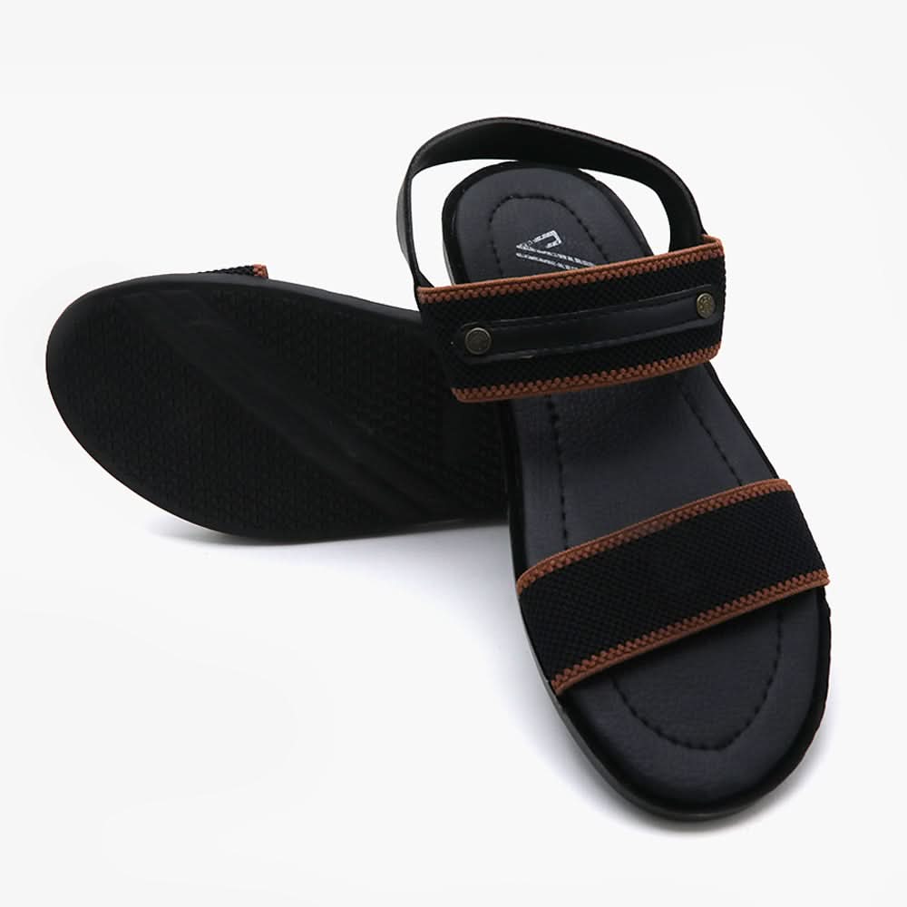 Men's Casual Sandal - Black, Men's Sandals, Chase Value, Chase Value