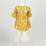 Girls Embroidered Shalwar Suit - Mustard, Girls Shalwar Kameez, Chase Value, Chase Value
