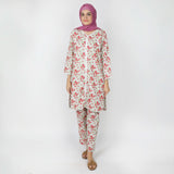 Women's Printed Khaddar Stitched 2pcs Suit - Fawn, Women Shalwar Suits, Chase Value, Chase Value