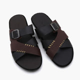 Men's Slipper - Brown, Men's Slippers, Chase Value, Chase Value