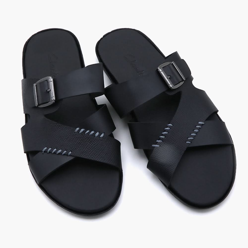 Men's Slipper - Black, Men's Slippers, Chase Value, Chase Value