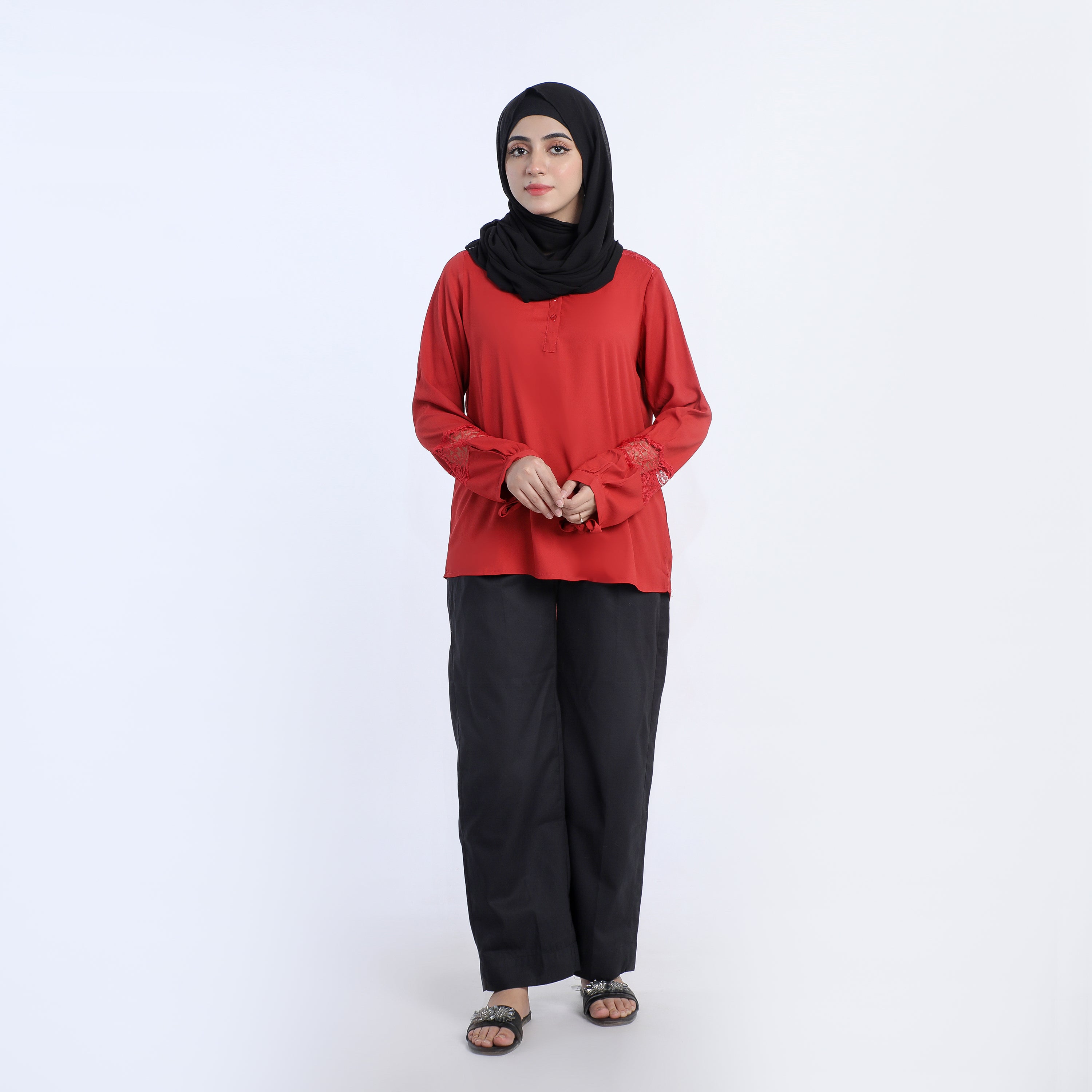 Women's Western Top - Maroon, Women T-Shirts & Tops, Chase Value, Chase Value