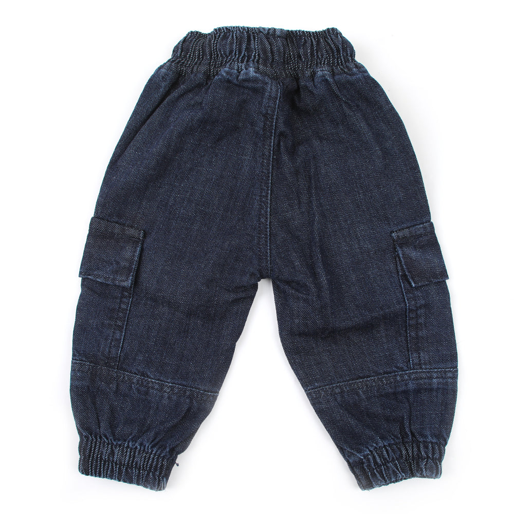Eminent Newborn Boys Denim Pant - Dark Blue, Newborn Boys Shorts & Pants, Eminent, Chase Value
