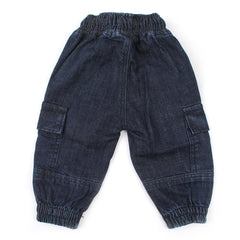 Eminent Newborn Boys Denim Pant - Dark Blue