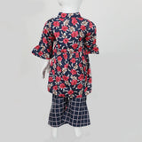 Girls Embroidered Shalwar Suit - Navy Blue, Girls Shalwar Kameez, Chase Value, Chase Value