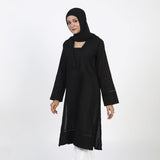 Women's Dyed Kurti - Black, Women Ready Kurtis, Chase Value, Chase Value