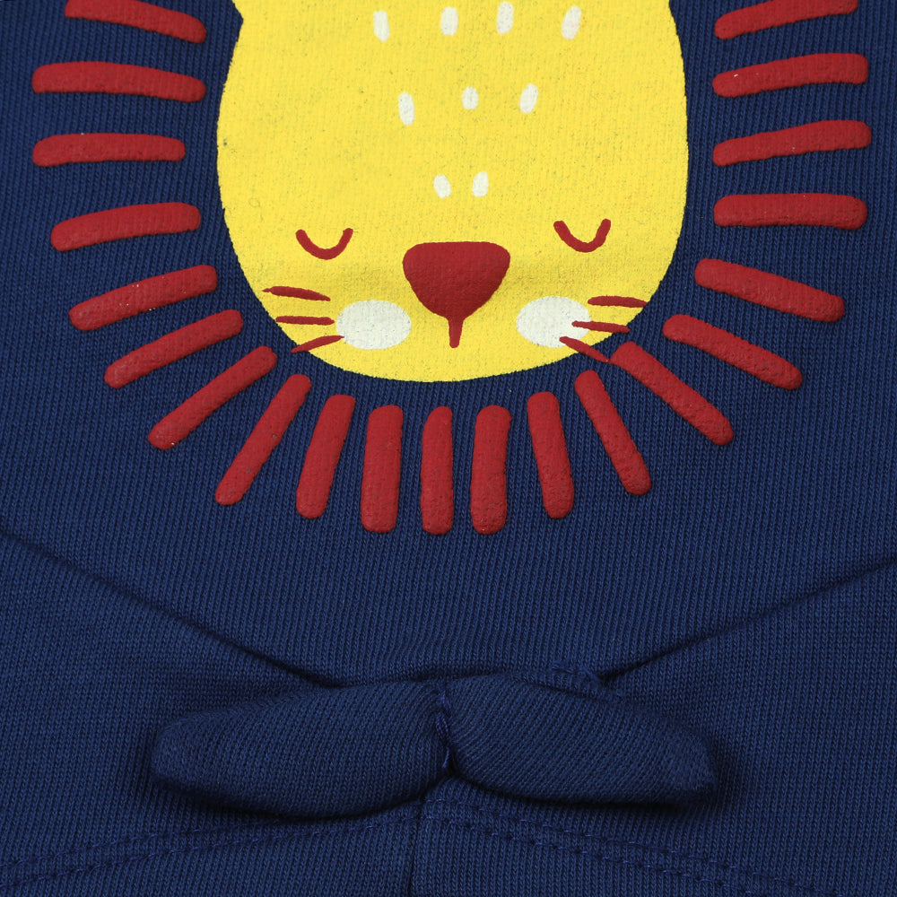 Eminent Newborn Girls Full Sleeves T-Shirt - Dark Blue, Newborn Girls T-Shirts, Eminent, Chase Value