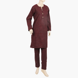 Women's Check Shalwar Suit - Maroon, Women Shalwar Suits, Chase Value, Chase Value