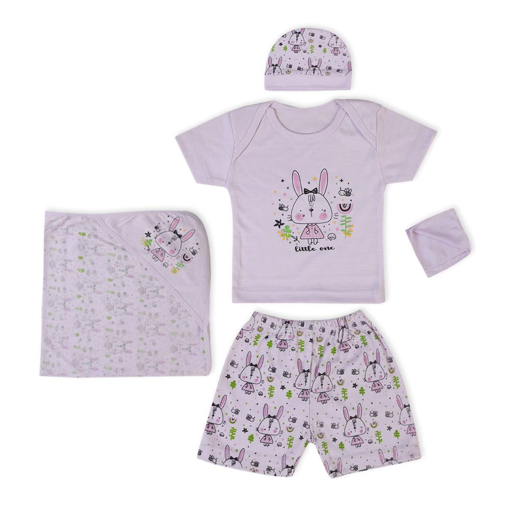Valuable Newborn 5 Pcs Set For Little One, Wrapping Sheets, Chase Value, Chase Value