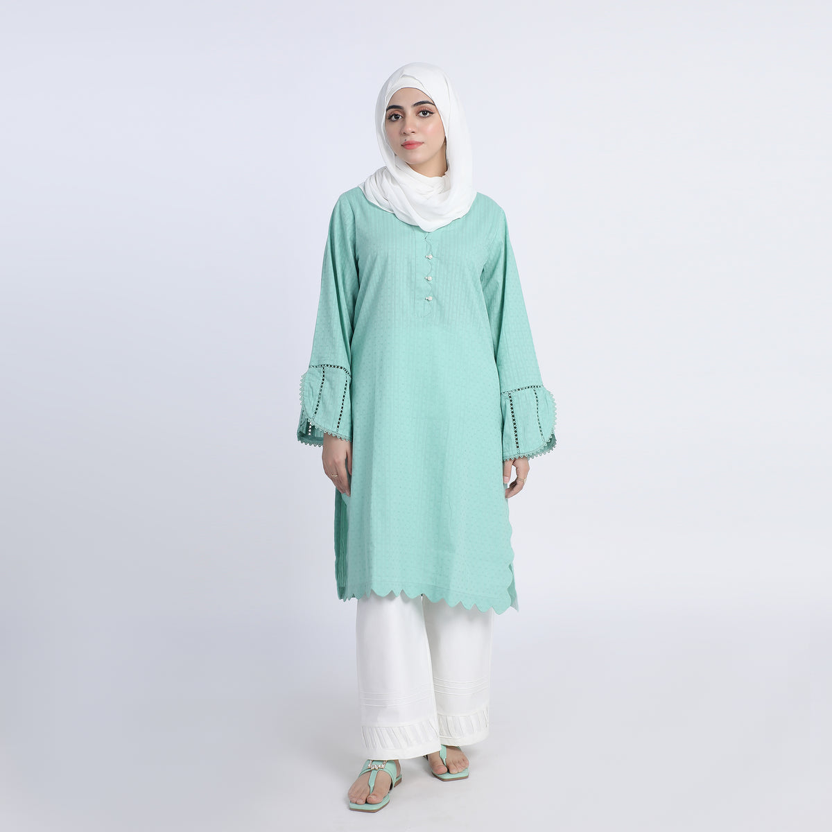 Eminent Women's Kurti - Mint Green, Women Ready Kurtis, Eminent, Chase Value