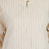 Women's Stripe Shalwar Suit - Beige, Women Shalwar Suits, Chase Value, Chase Value