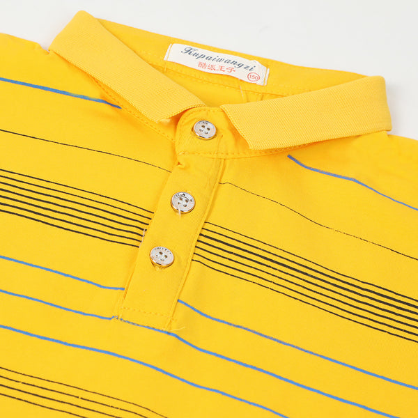 Boys Half Sleeves T-Shirt - Yellow