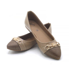 Women's Pumps - Camel