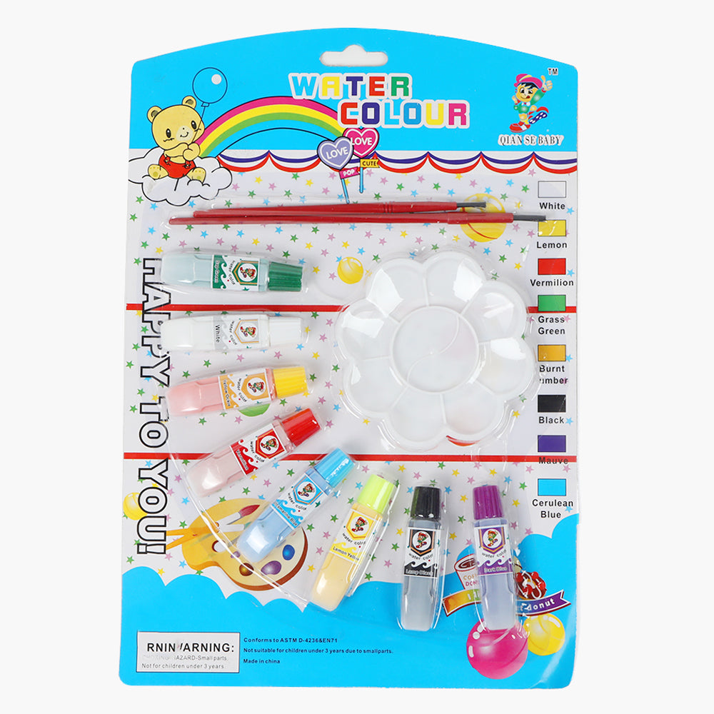 Water Colour Tube Pack of 8 - Blue, Coloring Tools, Chase Value, Chase Value