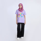Women's Half Sleeves Printed T-shirt - Purple, Women T-Shirts & Tops, Chase Value, Chase Value