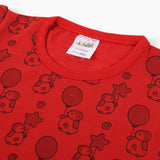 Newborn Girls T-Shirt - Red, Newborn Girls T-Shirts, Chase Value, Chase Value