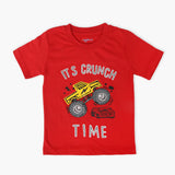 Boys Half Sleeves T-Shirt - Red, Boys T-Shirts, Chase Value, Chase Value