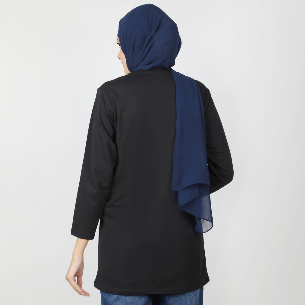 Eminent Women's Full Sleeves T-Shirt - Black, Women T-Shirts & Tops, Eminent, Chase Value