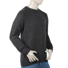 Eminent Men's Full Sleeve Sweaters - Charcoal