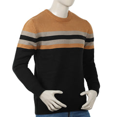 Eminent Men's Full Sleeve Sweaters - Black & Camel