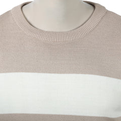 Eminent Men's Full Sleeve Sweaters - Beige & Olive