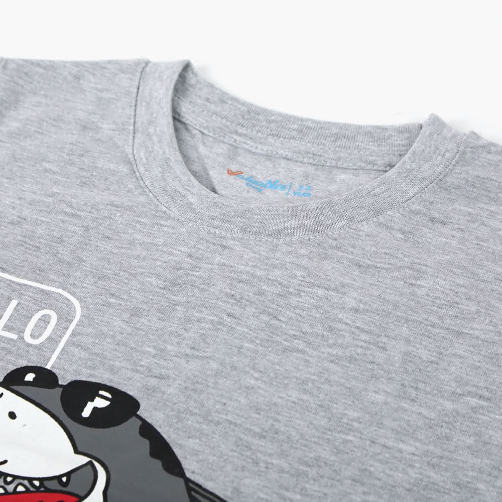 Boys Half Sleeves T-Shirt - Grey, Boys T-Shirts, Chase Value, Chase Value
