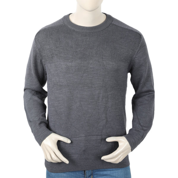 Eminent Men's Full Sleeve Sweaters - Grey