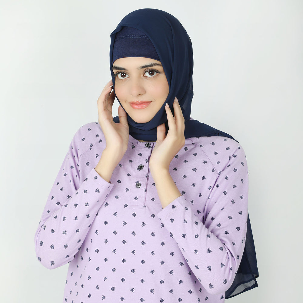 Women's Full Sleeves T-Shirt - Light Purple, Women T-Shirts & Tops, Chase Value, Chase Value