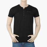Men's Half Sleeves T-Shirt - Black, Men's T-Shirts & Polos, Chase Value, Chase Value