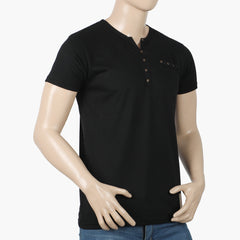 Men's Half Sleeves T-Shirt - Black