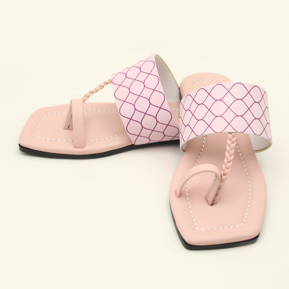 Girls Kolhapuri Slipper - Pink, Girls Slippers, Chase Value, Chase Value