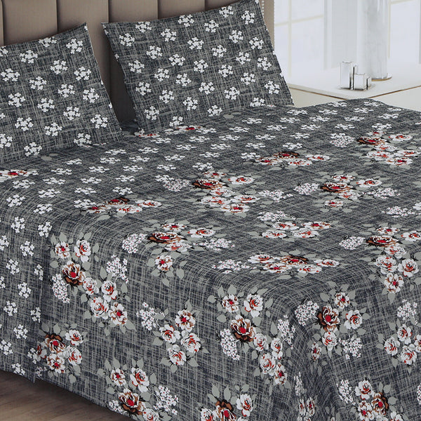 Double Printed Bed Sheet - Multi Color