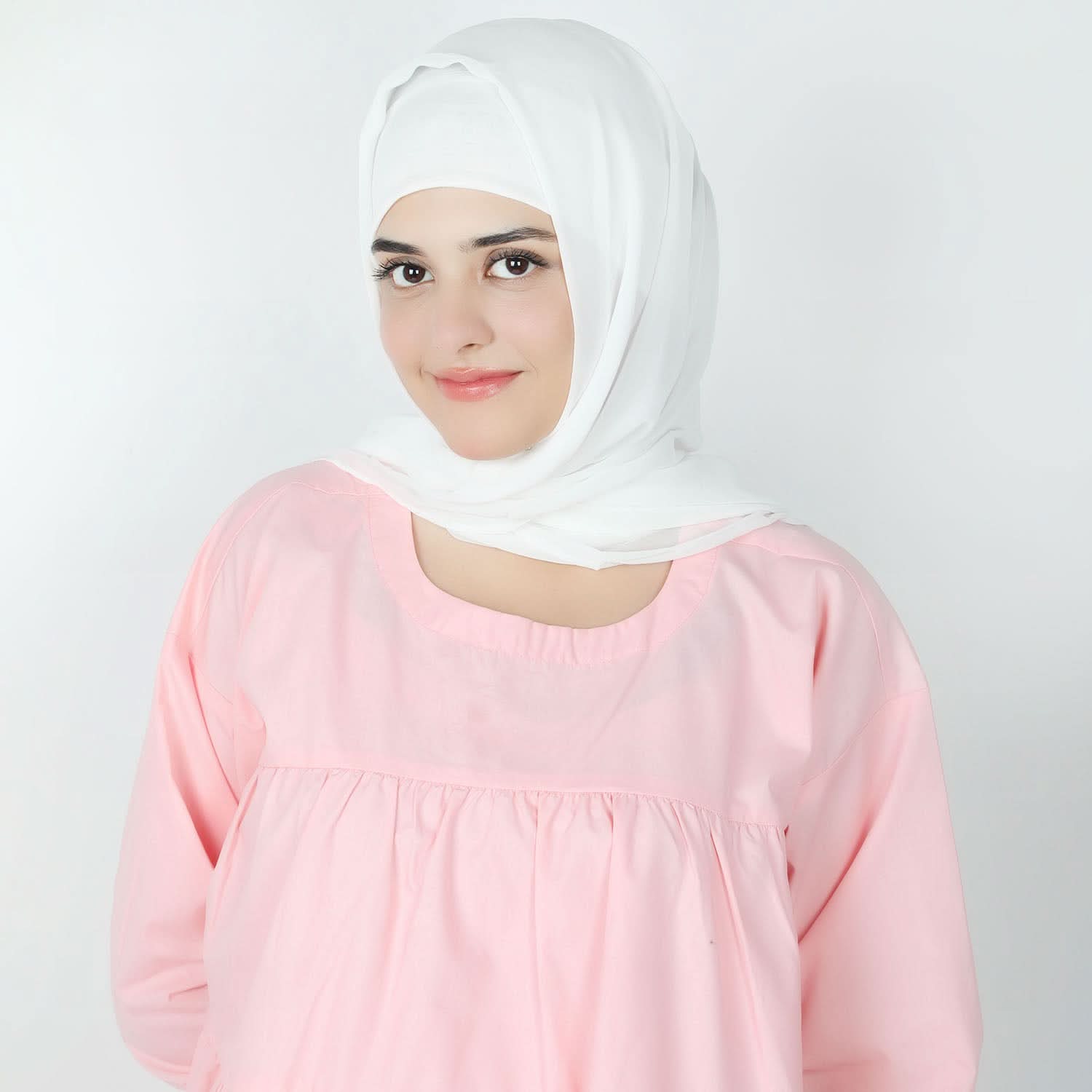 Women's Check Frill Top - Light Pink, Women T-Shirts & Tops, Chase Value, Chase Value