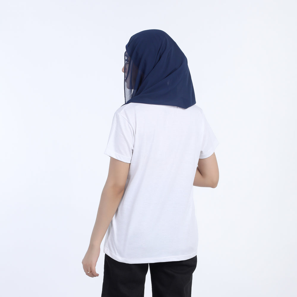 Women's Half Sleeves T-shirt - White, Women T-Shirts & Tops, Chase Value, Chase Value