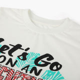 Boys Half Sleeves T-Shirt - White, Boys T-Shirts, Chase Value, Chase Value