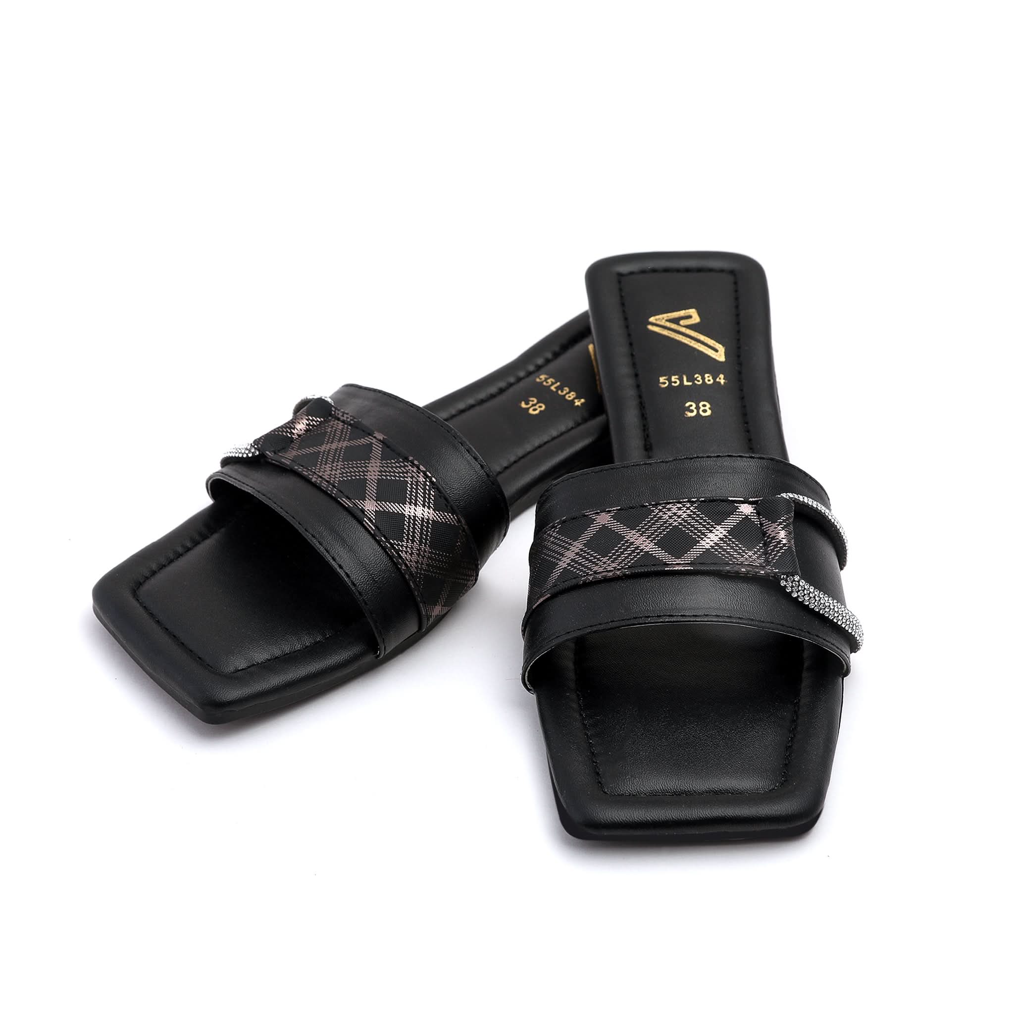 Women's Slipper - Black, Women Slippers, Chase Value, Chase Value