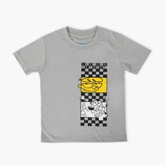 Boys Half Sleeves T-Shirt - Grey, Boys T-Shirts, Chase Value, Chase Value