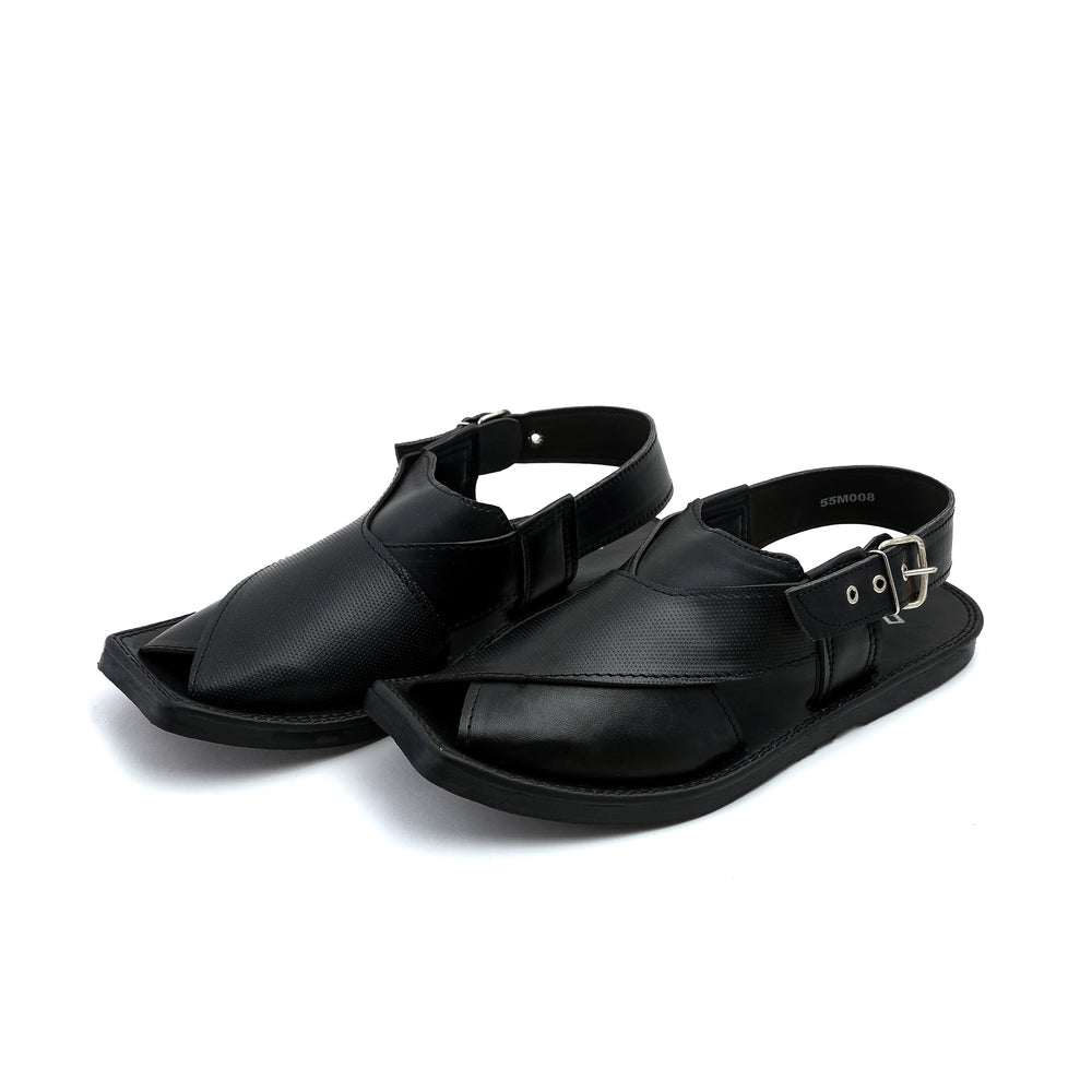 Men's Peshawari Sandal - Black, Men's Sandals, Chase Value, Chase Value