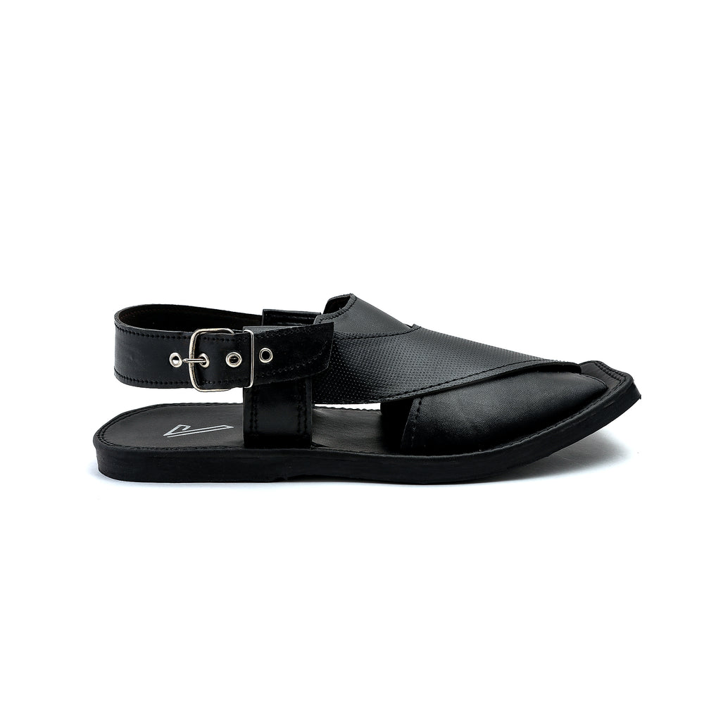 Men's Peshawari Sandal - Black, Men's Sandals, Chase Value, Chase Value