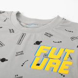 Boys Half Sleeves T-Shirt - Grey, Boys T-Shirts, Chase Value, Chase Value