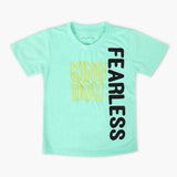 Boys Half Sleeves T-Shirt - Cyan, Boys T-Shirts, Chase Value, Chase Value