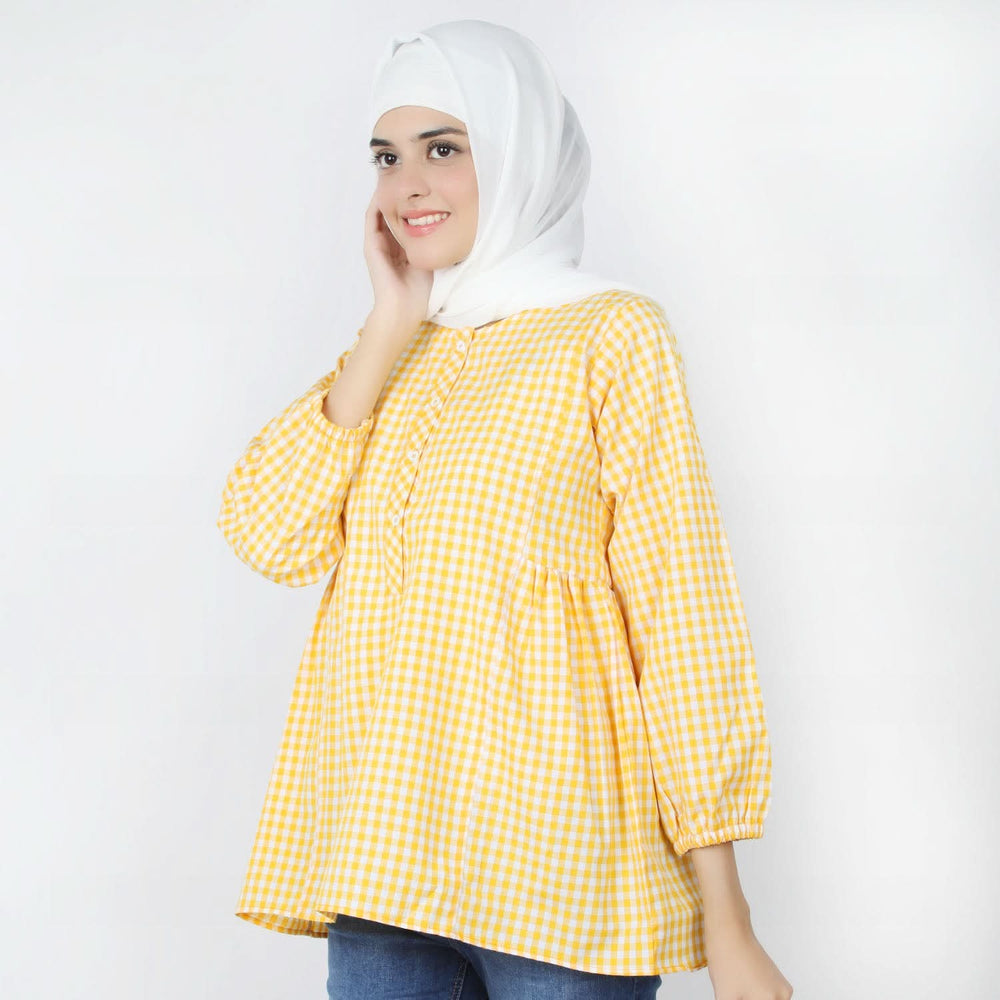 Women's Western Top - Yellow, Women T-Shirts & Tops, Chase Value, Chase Value